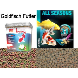 Goldfisch Futter