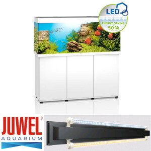 Juwel Aquariumkombination Rio 450 LED SBX weiß