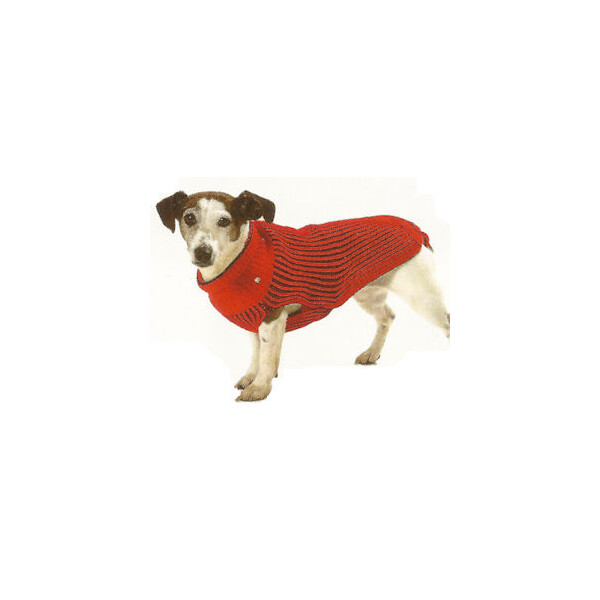 Karlie Hundepullover Rot-Schwarz 26 cm