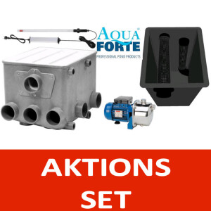 Aquaforte --AKTION SET-- Trommelfilter AFT-1 inkl....