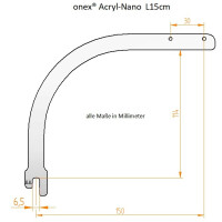Daytime Onex Halterung Acryl-Nano-Adapter Set 15cm