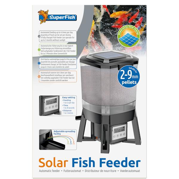 Superfish Teichfutterautomat Solar Fish Feeder