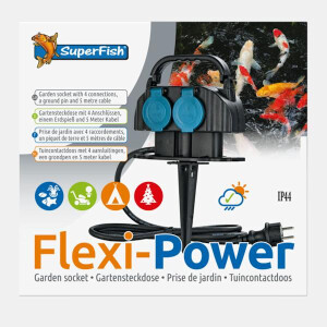 SF Flexipower 4-fach Gartensteckdose
