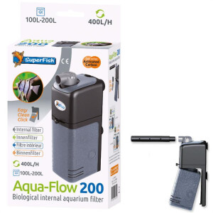 Superfish Aquarien Innenfilter Aquaflow 200 (200-400 l/h)